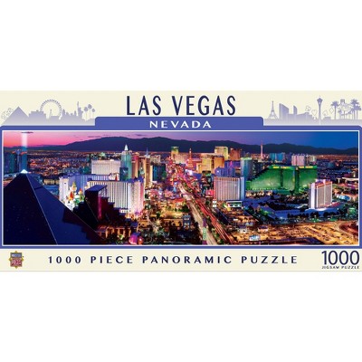 MasterPieces American Vistas Puzzles Collection - Las Vegas 1000 Piece Panoramic Jigsaw Puzzle