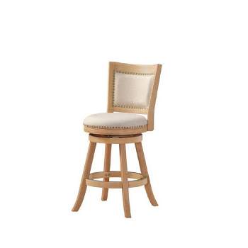 Boraam Melrose Distressed 24" Counter Height Barstool - Driftwood Crème