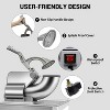 Hooure 110V Electric Ice Shaver Crusher,Portable Stainless Steel 4 Blades Ice Shaved Machine - 3 of 4