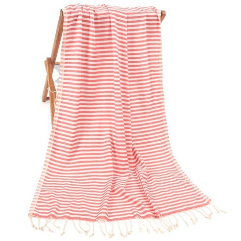 Turkish Cotton Beach Towel | Cacala, Red