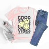 The Juniper Shop SmileyWorld Good Times Great Vibes  Youth Short Sleeve Tee - 3 of 4