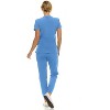 Saint Scrubs Womens 9-Pocket Medical Uniform Set- V-Neck Stretch Top with Seven Pocket Jogger Scrub Pant - 2 of 4