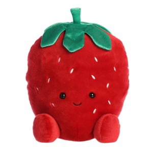 Aurora Medium Party Sized Juicy Strawberry Palm Pals Adorable Stuffed Animal Red 11.5" - 1 of 4