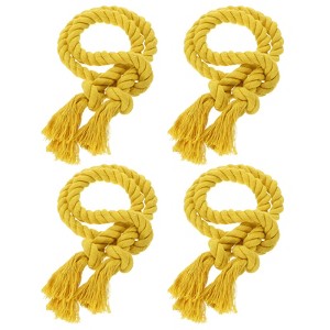 Unique Bargains Hand-Woven Decorative Tassel Rope Curtain Tiebacks 30" - 1 of 4