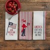 Park Designs Uncle Sam Applique Dishtowel Set of 2 - 2 of 3