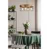 Urban Ambiance Luxury Modern Indoor Chandelier,  9''H x 23-3/4"W x 23-3/4''D,  Aged Bronze Finish, UHP4492 - 2 of 4