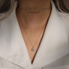 Oval Solitaire Necklace for Women Sterling Silver 2.5 Ct 8A Cubic Zirconia Pendant 18" Chain by Ginger Lyne - 4 of 4