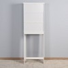 Lirago White Over-The-Toilet Storage Cabinet with Adjustable Shelf-Space Saving Bathroom Organizer 23.62"L*7.72"W*67.32"H - 4 of 4