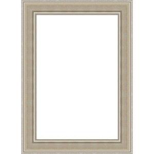 Amanti Art 22"x16" Mezzo Silver Framed Magnetic Dry Erase Board - 1 of 4