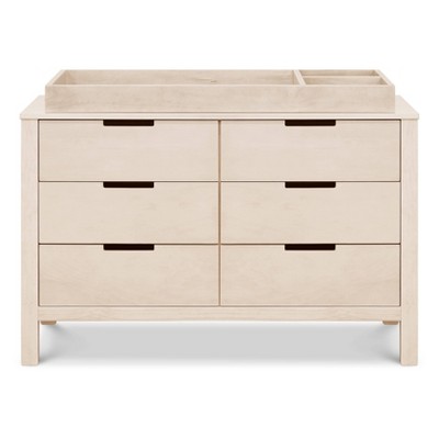 Washed Natural Double Nursery Dresser with Soft Close Drawer