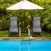 Tangkula Oversized Zero Gravity Lounge Chair Folding Recliner w/ Cup Holder & Pillow, Gray - 2 of 4