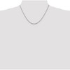 Black Bow Jewelry 1.7mm Sterling Silver Diamond Cut Solid Octagonal Box Chain Necklace - 2 of 4