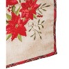 C&F Home 14" x 72" Merry Xmas Poinsettia Table Runner - 3 of 3