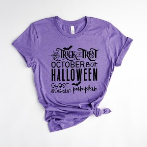 Simply Sage Market Women's Halloween Sayings Short Sleeve Graphic Tee - 1 of 2