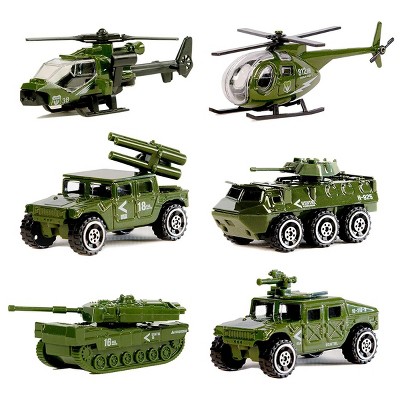 Insten Army Military Vehicle Playset Die-Cast Metal Model Toy, 3 in