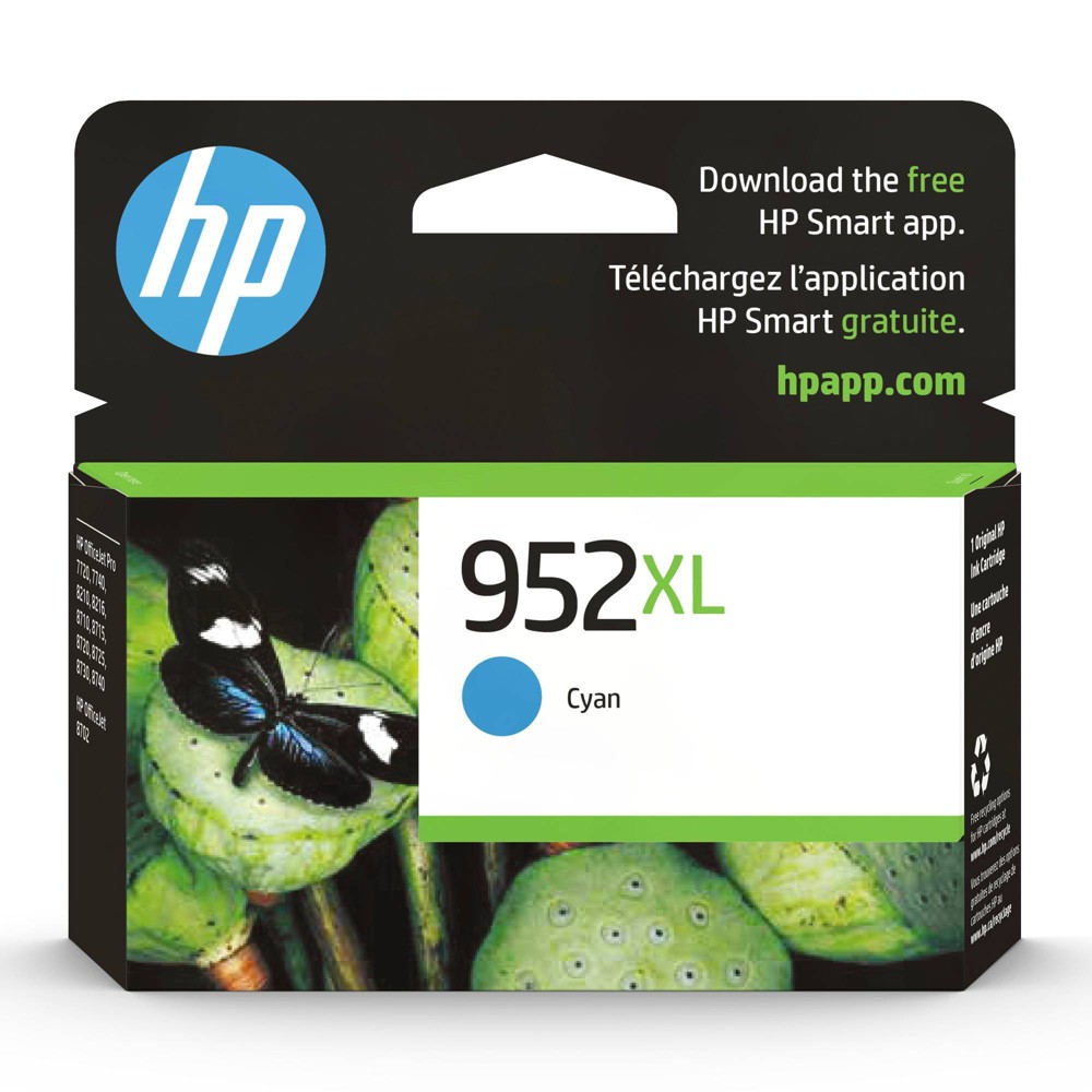 Photos - Ink & Toner Cartridge HP 952XL High Yield Original Single Ink Cartridge - Cyan  (HEWL0S61AN)