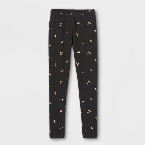 Girls' Leggings - Cat & Jack™ Floral Cream L : Target