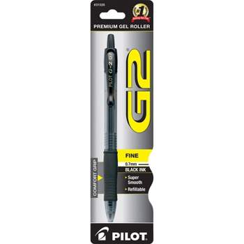 Pilot G2 Gel Pen Retractable Fine Point Black 31026
