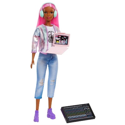 Barbie Career of the Year Music Producer Doll - Pink Hair