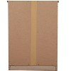 NicBex Contemporary Nightstand with 3 Drawers and Metal Handles Bedside Table End Table for Bedroom, Living room, Office, Light Brown - 4 of 4