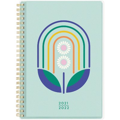 2021-22 Academic Weekly/Monthly Planner 5.5" x 8.5" Rainbow - Elizabeth Olwen for Cambridge