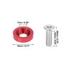 Unique Bargains Bumper Mudguard Washer Bolts M6x1.0 Aluminum Alloy Engine Bay Dress Up Screw 25 Pcs - 3 of 4