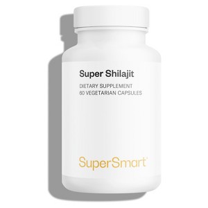 SuperSmart Super Shilajit 500mg per Day - PrimaVie Shilajit Supplement - Himalayan Organic Shilajit | Non-GMO & Gluten Free - 60 Vegetarian Capsules - 1 of 1
