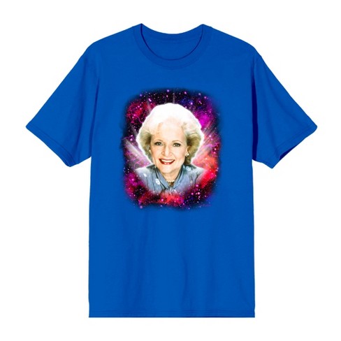 Golden Girls Rose Galaxy Headshot Crew Neck Short Sleeve Men s T shirt medium Target