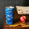 Pavilion Gift Company - Badass Teacher - 20 oz Travel Tumbler with 3D Silicone Wrap - Portable Drinkware - 3 of 4