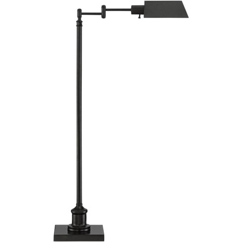 Regency Hill Industrial Adjustable Swing Arm Pharmacy Floor Lamp With ...