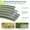 Acekool Galvanized Raised Garden Bed Kit, Oval Open-Bottom Metal Planter Box for Vegetables, Flowers, Herbs and Fruits - 4 of 4