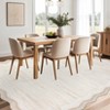 Washable Rugs for Living Room Scalloped Rug Modern Non Slip Non Shedding Carpet for Bedroom - 3 of 4