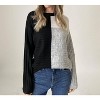 Women's Joanna Color Block Ribbed Sweater - SIX/FIFTY - 4 of 4