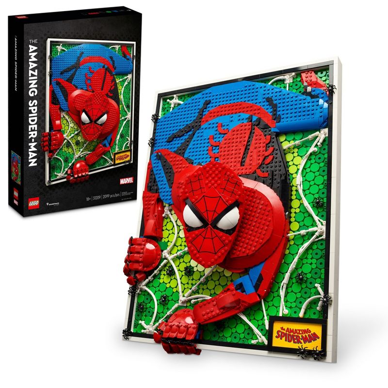 LEGO Art The Amazing Spider-Man Super Hero Building Kit 31209, 1 of 8