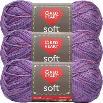 Red Heart Super Saver Wildflower Yarn - 3 Pack Of 141g/5oz - Acrylic - 4  Medium (worsted) - 364 Yards - Knitting/crochet : Target