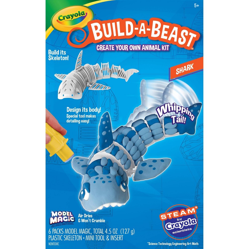 UPC 071662073435 product image for Crayola Build-A-Beast Model Magic Animal Kit - Shark | upcitemdb.com