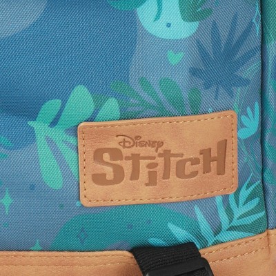 Lilo & Stitch Disney Stitch Tropical Print 17.5" Hooded Backpack — фото 7