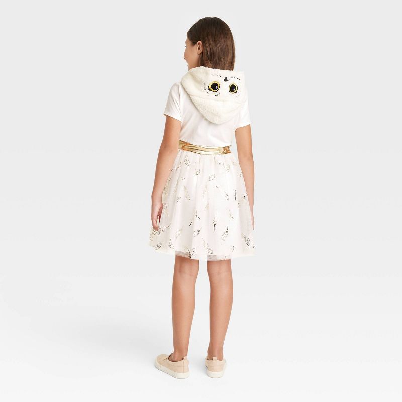 Girls' Harry Potter Hedwig Cosplay Dress - Gold/White, 2 of 5