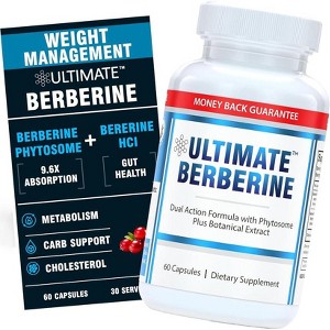 Ultimate Berberine Phytosome (60 Capsules) for Optimal Metabolic Health  After 35 : Target