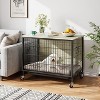 coucheta 32.5 Inch Medium SmallHeavy with Wheels, Removable Tray, 2 Lockable Doors - 3 of 4