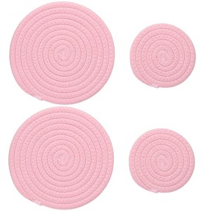 Unique Bargains House Indoor Gardening Plant Mat 4 Pcs - 1 of 4