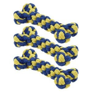 Unique Bargains Bone Shape Dog Chew Rope - 1 of 4