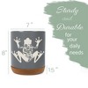 Elanze Designs Floral Frog Flowers Arrangement Toad Ceramic Cork Bottom Gray Large Capacity Utensil Holder Crock for Countertop Storage, Stylish & - 2 of 4