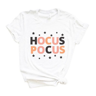 Simply Sage Market Women's Hocus Pocus Colorful Stars Short Sleeve Graphic Tee