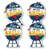 Big Dot of Happiness Fire Up the Grill - Grill Decorations DIY Summer BBQ Picnic Party Essentials - Set of 20 - 2 of 4
