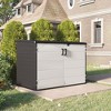 Suncast BMS4780 Stow-Away Horizontal Shed with Floor - Peppercorn - 4 of 4