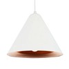 CWI Lighting Keila 1 Light Down Pendant With Matte White & Gold Finish - 4 of 4
