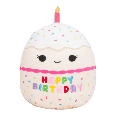 Squishmallows 14" Lyla Vanilla Cake with Candle
