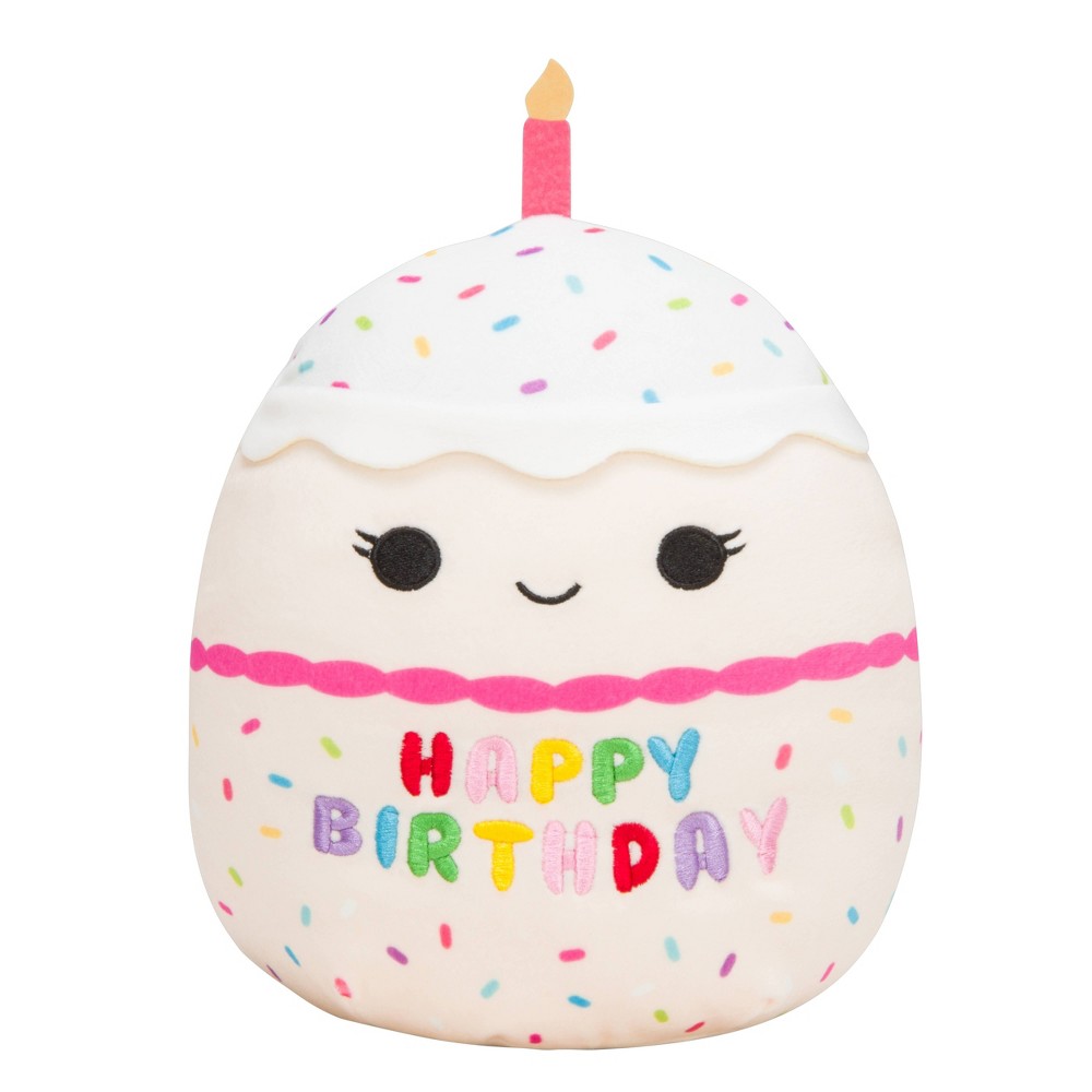 Squishmallows 14&#34; Lyla Vanilla Cake with Candle