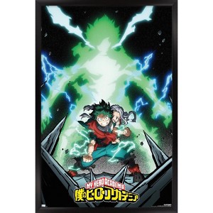 Trends International My Hero Academia: Season 4 - Deku Visual Framed Wall Poster Prints - 1 of 4
